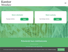 Tablet Screenshot of kantor-wroclaw.pl